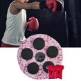 thumbnail image 6 of Boxing Machine Boxing Trainer Electronic Music Boxing Wall Target for Karate Pink with Gloves, 6 of 8