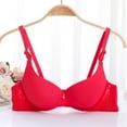 thumbnail image 3 of DISKEBUISS Women's Seamless Bras Sexy Solid Color Anti-Sagging Push Up With Underwire Design Everyday Comfort, 3 of 3