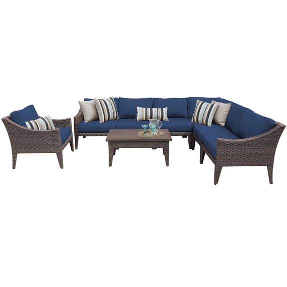 Soho 8 Piece Outdoor Wicker Patio Furniture Set 08b