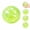 Stress Relief Fidget Toy 02, variant on Pearl Coconut Oil Squishy Toy, Green Shiny Round Stress Squeeze Ball, Ultra-Soft Slow Rising Relief Fidget Toy, Anxiety Sensory Ball for Adults, Christmas Gift