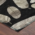 thumbnail image 3 of Addison Rugs Chantille Indoor/Outdoor Transitional Botanical Black Machine Washable Round Rug, 8' x 8', 3 of 7