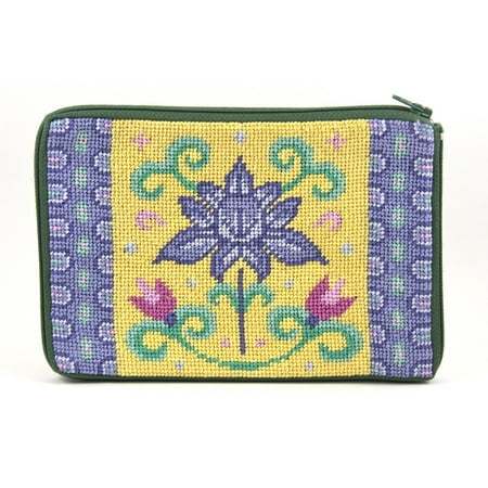 Stitch & Zip Needlepoint Purse/Cosmetic Case Kit - SZ583 Paisley