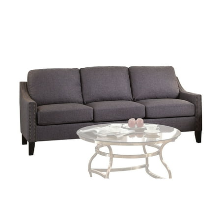 Acme Zapata Jr Sofa Gray Linen