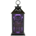 thumbnail image 2 of Northlight LED Lighted Bats "Happy Halloween" Candle Lantern - 11", 2 of 6