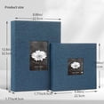 thumbnail image 2 of Photo Album with Writing Space, Slip-in Picture Albums with 200 Photo Pockets for Wedding, Family, Anniversare, Baby and Vacation (Small), 2 of 3