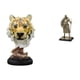 thumbnail image 1 of Escultura de mesa,Escultura de cabeza de tigre Estatua moderna de sobremesa,Figura de cabeza de animal para decoración de escritorio de resina.,Figura de escritorio,Estatua de, 1 of 8