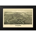 thumbnail image 2 of Fowler 14x10 Black Modern Framed Museum Art Print Titled - Latrobe Pennsylvania - Fowler 1900, 2 of 5
