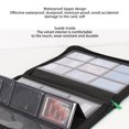 thumbnail image 4 of Card Book, Trading Card Binder Zip Closure  for 111x84mm Cards Fluorescent Green,Black, 4 of 7