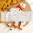 thumbnail image 5 of UAYOTSE Newborn Baby Boys Halloween Three Piece Set Long Sleeve Romper Pants Hat Cool Weather Festival Wear Size 0-3 Months, 5 of 6
