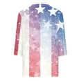 thumbnail image 3 of 250th American Flag Shirts Women 4th of July V-Neck 3/4 Sleeve Patriotic T-Shirt 2026 Independence Day Tops, 3 of 7