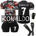 thumbnail image 1 of Boys Girls MBAPPE 10# RONALDO 7# KROOS 8# Kids Football Jersey, 1 of 2