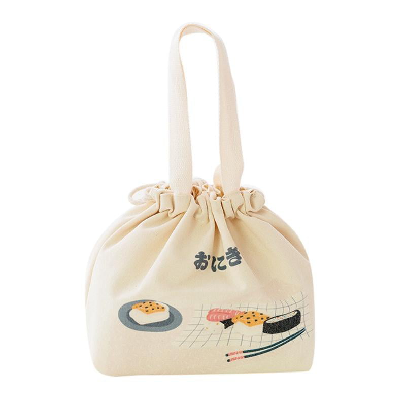 New Canvas Portable Lunch Bag Lunch Box Bag Japanese Cartoon Outdoor  Portable Picnic Bag with Rice Insulation Bag - China Women Bags and Ladies  Bags price