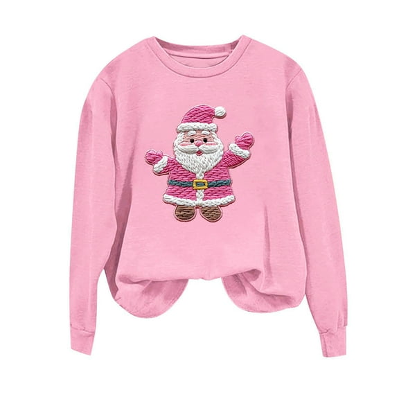 Christmas Sweaters for Women Oversized Sweatshirts Graphic Sweatshirt Crewneck Long Sleeve Dressy Casual