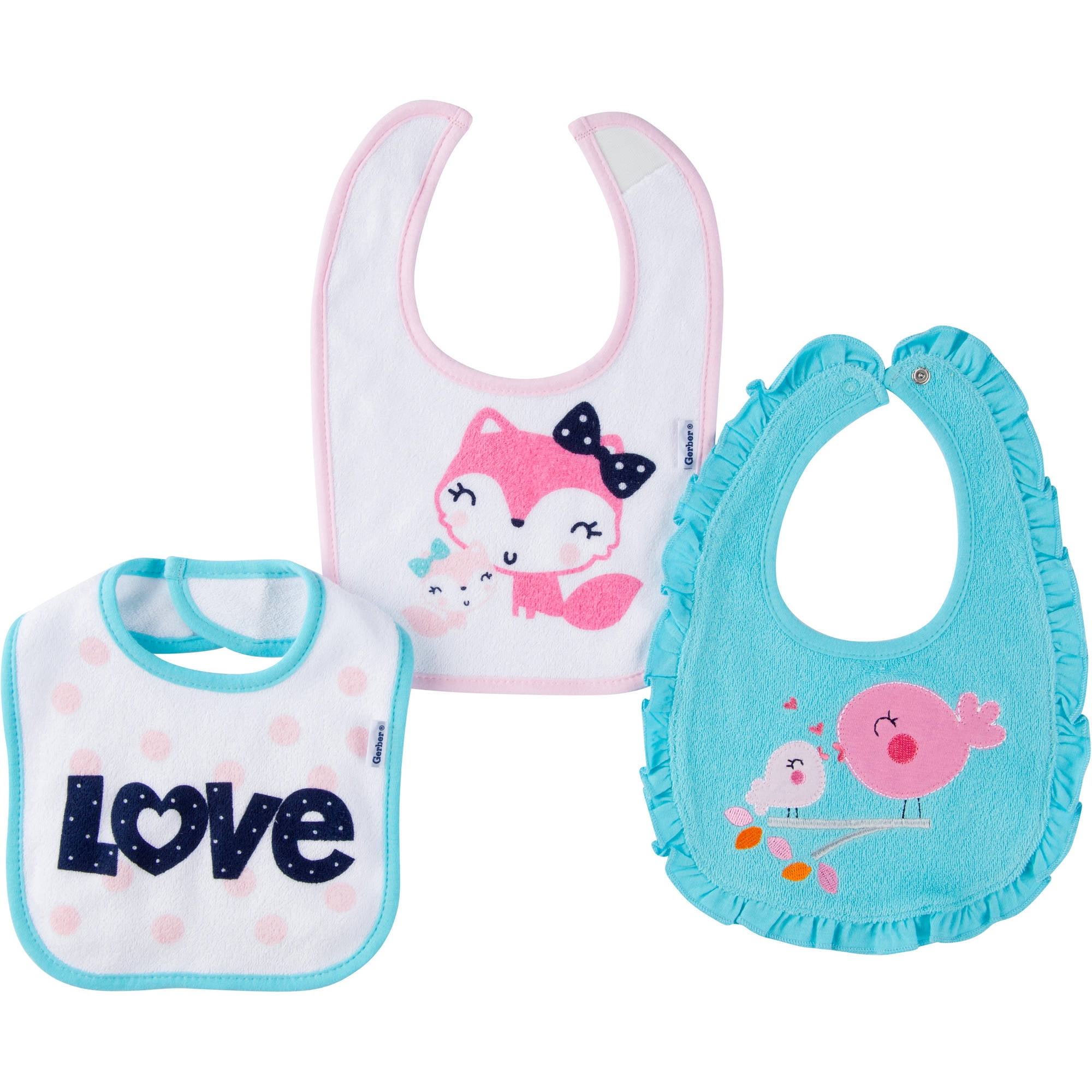 Lot Of 2 Just Born Bibs 3 Per Pack 6 Bibs Total Elephant Design Unisex Baby