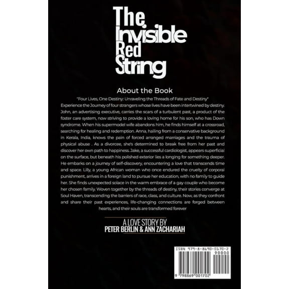 The Invisible Red String: A love story that transcends time, place, and circumstance, (Paperback)