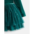 thumbnail image 3 of Bluey, Infant & Toddler Girls Holiday Glitter Mesh Ballerina Dress, Sizes: 12M–5T, 3 of 3