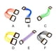 thumbnail image 5 of Sonducket Expansor de pecho, extractor de músculos, banda elástica, tamaño compacto, equipo de Fitness de larga duración, ayuda con agujeros Accesorios para máquinas de ejercicios Verde, 5 of 6