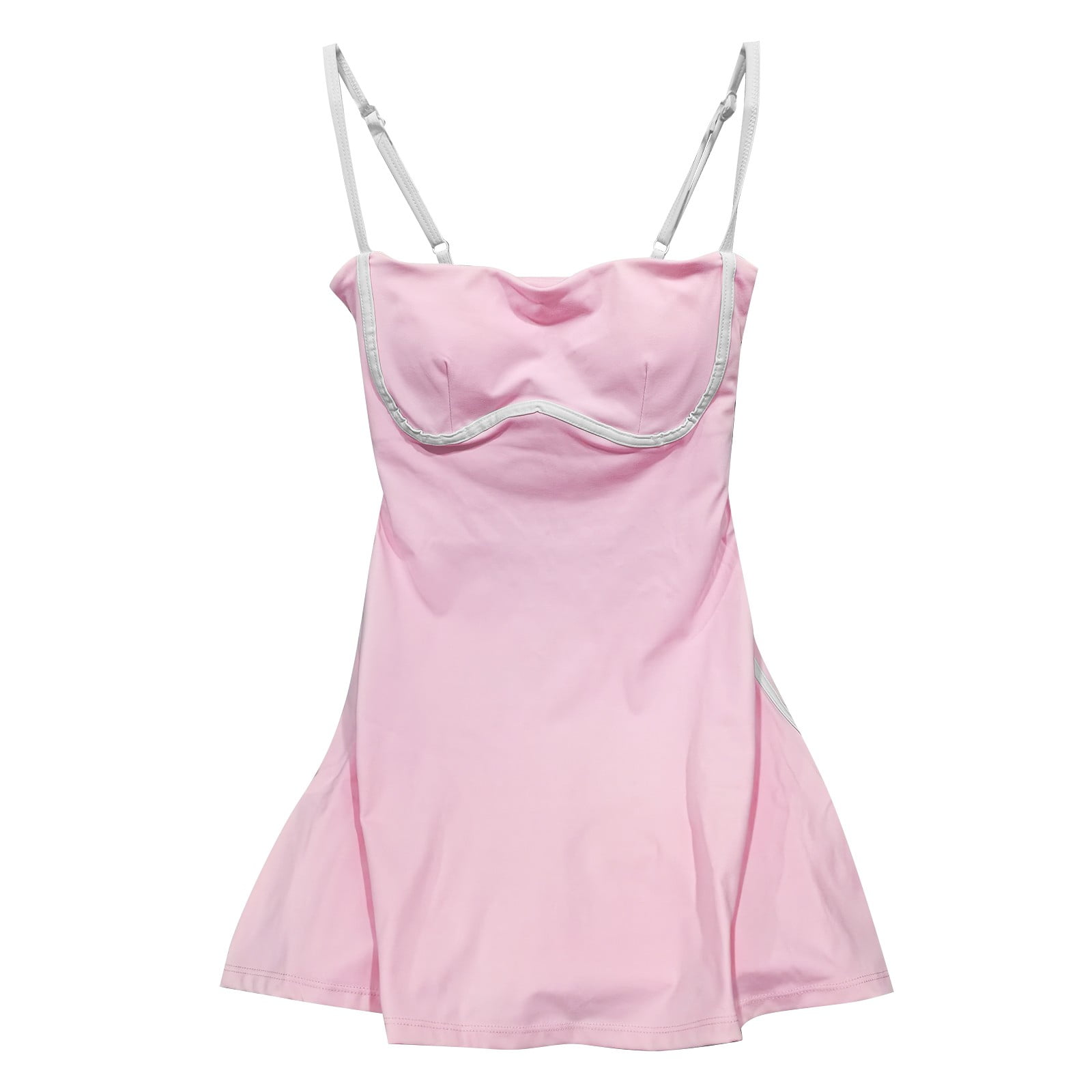 Tennis Dress Golf Dresses for Women with Shorts Adjustable Straps Workout Dress Athletic Dresses with Built in Bra