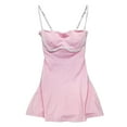 thumbnail image 7 of Women's Sleeveless Yoga Dress with Built-in Bra - Fitness/Casual, Polyester, S-L, 7 of 7