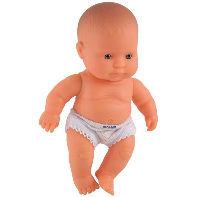 Newborn Baby Doll Caucasian Boy (21cm, 8 1/4") Polybag