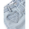thumbnail image 2 of The Children's Place Toddler Girls Heart Patch Pocket Barrel Jeans, Sizes 12M-5T, 2 of 3