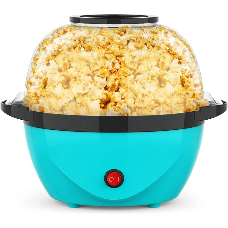 Popcorn Machine, Nonstick Plate, Electric Stirring with Quick-Heat