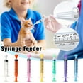 thumbnail image 2 of 10ML CLEAR-ORAL SYRINGES BOTTLE PLUGS Dog Cat Pet Y5T4 Feeding, 2 of 8