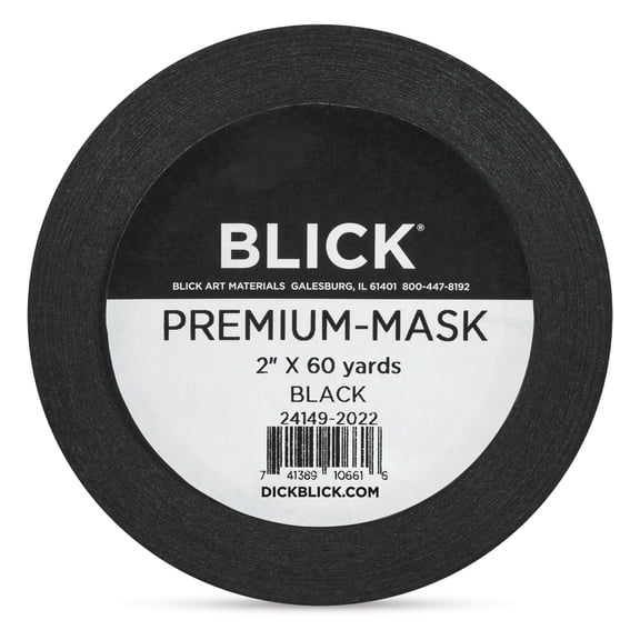 Blick Premium Masking Tape - Black, 2" x 60 yds