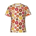 thumbnail image 3 of Naloa Donut Men's T-Shirt Sport T-shirt Men's Basic Tee Casual Men's Shirt, Round Neck, Short Sleeves - X-Large, 3 of 5