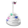 thumbnail image 1 of Kitten Juguete Interactivo De Gato Torre 4 Niveles Con Ratón Color Blanco, 1 of 6