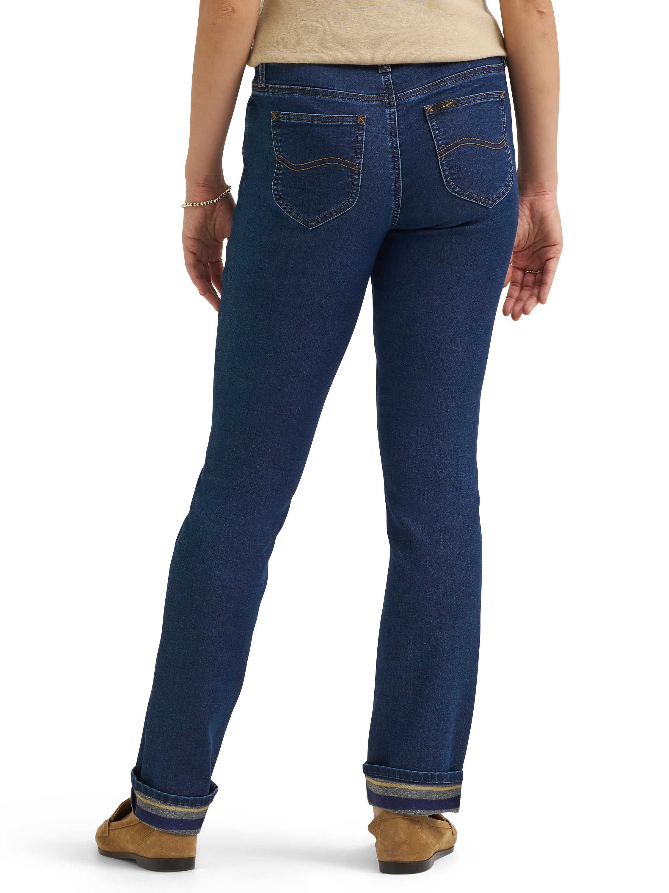 Lee® Women's Legendary Lined Straight Leg Denim Jeans