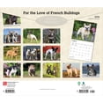 thumbnail image 2 of For the Love of French Bulldogs | 2026 14x24" Deluxe Wall Calendar | Plastic-Free, 2 of 9