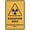 Warning Sign 1, variant on Beware Keep Clear Sign 8"x12" Metal Aluminum Rust Free, Pre-Drilled Holes Weather Resistant, Keep Clear Marker