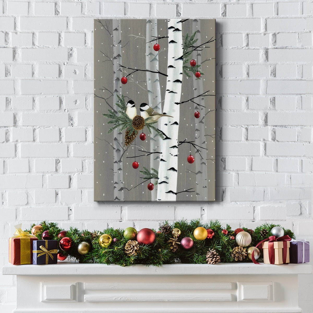 Birch Birds II- Gallery Wrapped Canvas