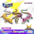 thumbnail image 2 of Dragon Toy HyBais HyBais Dragón de cristal impreso en 3D de 30 pulgadas, 2 of 8
