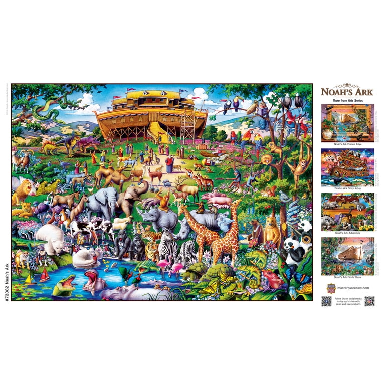 MasterPieces Noah's Ark 1000 Piece Jigsaw Puzzle photo 5