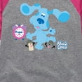 thumbnail image 3 of Blue Clues & You! - Blue Clues Crew - Toddler And Youth Girls Raglan Graphic T-Shirt, 3 of 5