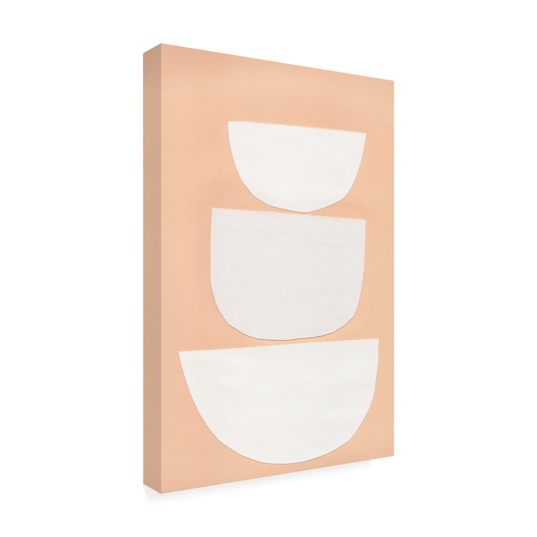 Trademark Fine Art uplusmestudio  Cutted Shapes No 2 Canvas Wall Art