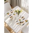 thumbnail image 5 of Sage Green Boho Placemats Set of 6, Geometric Bohemian Color Block Placemats for Dining Table, Place Mats for Kitchen Tabletop, Waterproof Wipeable Dining Table Mats Set, 5 of 9