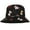 Butterfly - Black, variant on Women Reversible Bucket Hat Summer Travel Lightweight Foldable Beach Outdoor Hat - White Butterfly