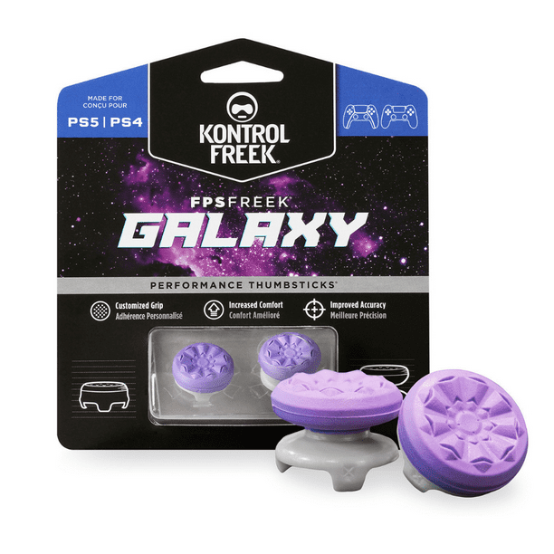 FPS Freek Galaxy Thumbsticks KontrolFreek para PS5 y PS4 Morado