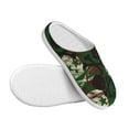 thumbnail image 3 of Wukai Camouflage Skull Print Women's Indoor Bedroom Slipper Slip On Shoes, Unisex House Shoes with Anti-Skid Sole for Men, Gift for Women Men-35/36, 3 of 7