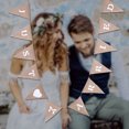thumbnail image 4 of 12 unids/set de pancarta triangular de tela a la moda, letra en inglés Just Married para decoración de fiesta, 4 of 7