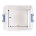 thumbnail image 4 of Homz Contenants de Rangement Empilables en Plastique Transparent Robustes de 31 Pintes, Lot de 4, 4 of 8