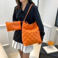 thumbnail image 7 of Kukuzhu Quilted Tote Bag for Women Trendy Purses Sling Bag for Women Trendy Crossbody Purse, 7 of 7