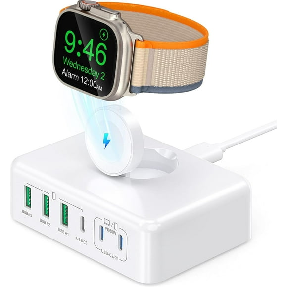 TAOHAI 170W USB C Charging Station Block for Apple Watch Charger Block, Game Consoles, Laptops, Iphone 15 Charging Block
