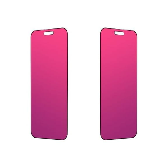 compatible with iphone 16 Pro Max Privacy Screen Protector, 6.9 inch Gradient Colorful Anti-Spy Anti-Blue Light HD Easy Installation Tempered Glass (2 Packs)