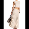 thumbnail image 3 of Vestido Maxi Plisado Fluido para Mujer, Vestido Maxi de Cintura Alta, Vestido Maxi de Fantasía XL, 3 of 10