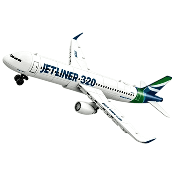 Airplane A320 plane technic building toys sets ,city airplane airliner building blocks compatible with Lego-technic (129pcs)