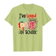 thumbnail image 4 of 100 Days Of School Boys Round Neck Short Sleeve T Shirts Cartoon Print Everyday Funny Tees T-Shirts To Big Kid Green,8-9 Years, 4 of 4